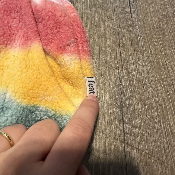 Feat Blanket Bend tie dye rainbow‎ shorts Sz M Medium Tahoe - Picture 2 of 6